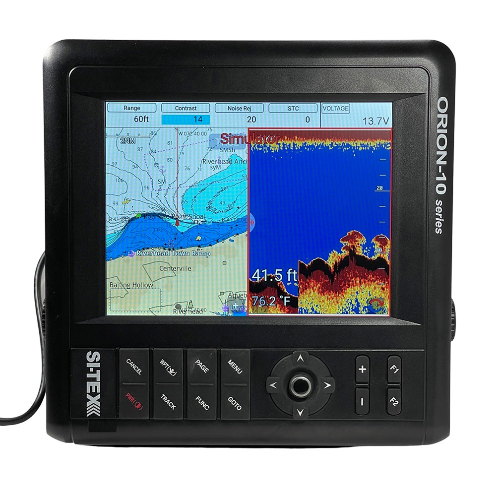 SI-TEX 10″ Chartplotter/Sounder Combo w/Internal GPS  C-MAP 4D Card [ORIONCF] on Sale