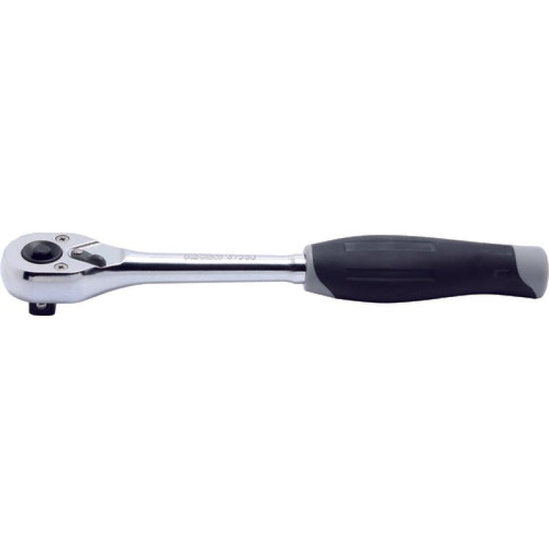 Ko-Ken 3753JB 3/8 Sq. Dr. Ratchet Handle 24 teeth Length 200mm Push Button Plastic Handle Online Hot Sale
