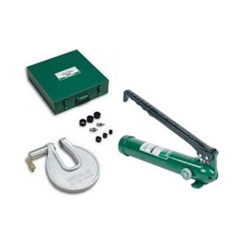 Greenlee 1731H767 Portable C-Frame Hydraulic Punch Driver Set with Hand Pump 1/2″-1″ Conduit Size on Sale