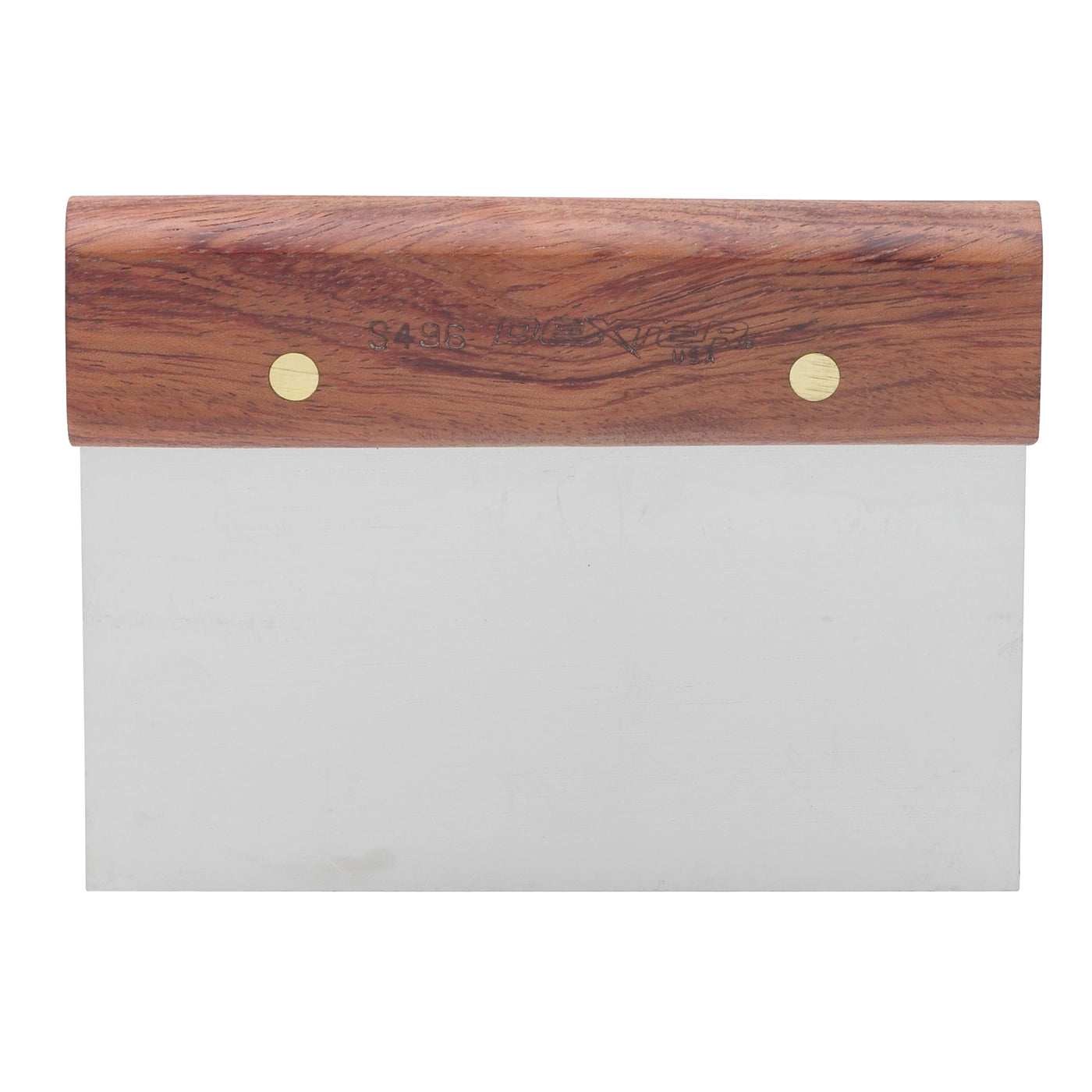 Dexter-Russell 6 Inch Dough Scraper With Walnut Handle, Stainless Steel Online Sale