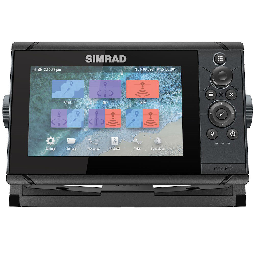 Simrad Cruise 7 US Coastal w/83/200 Transom Mount Transducer [000-14996-001] Hot on Sale