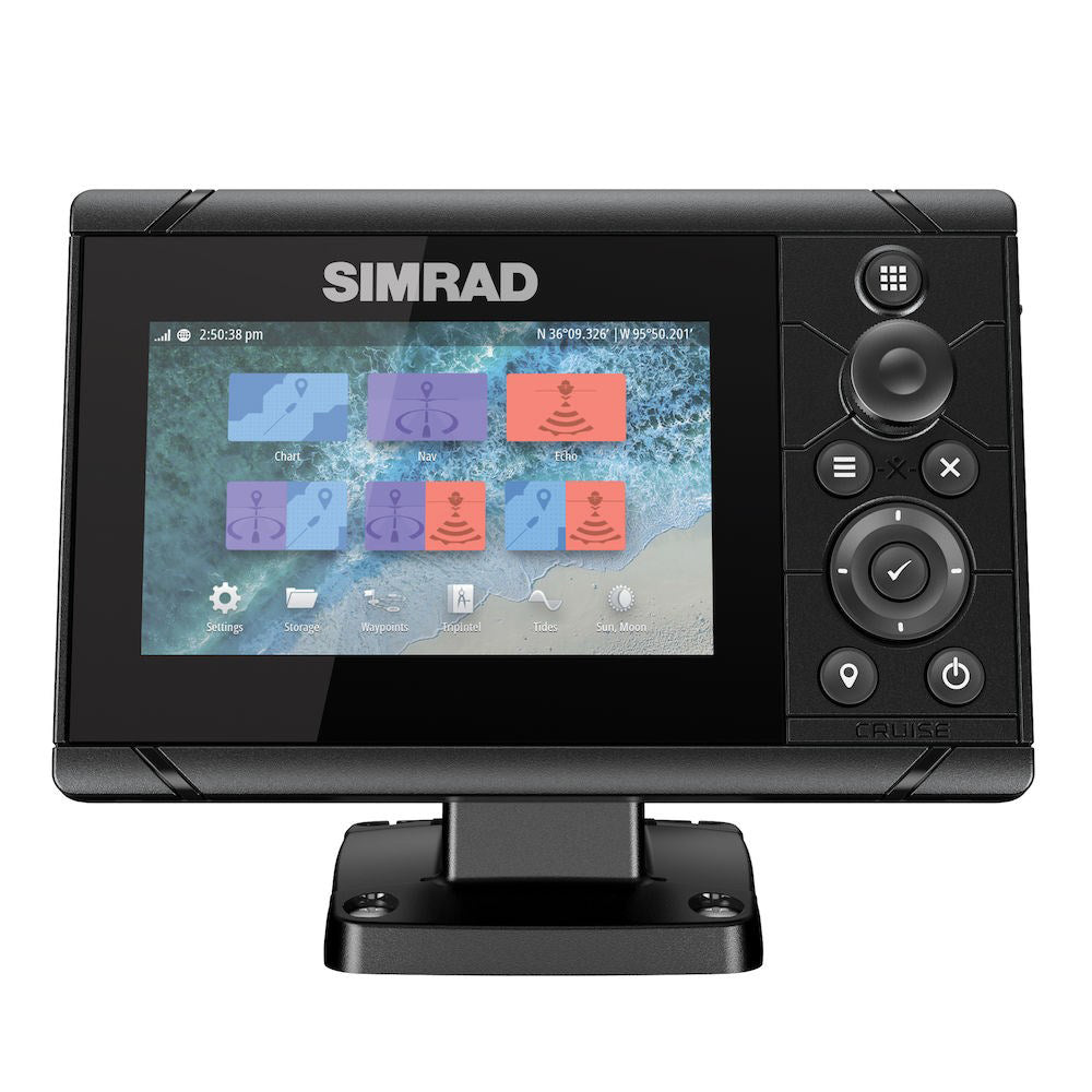 Simrad Cruise 5 US Coastal w/83/200 Transom Mount Transducer [000-14995-001] Hot on Sale