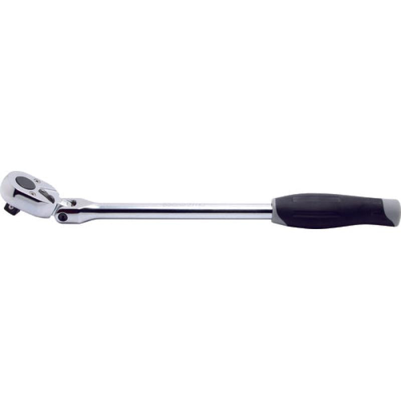 Ko-Ken 3774JL 3/8 Inch Sq. Dr. Ratchet Handle 24 Teeth Locking Flexible Head Length 285 mm Plastic Handle Supply