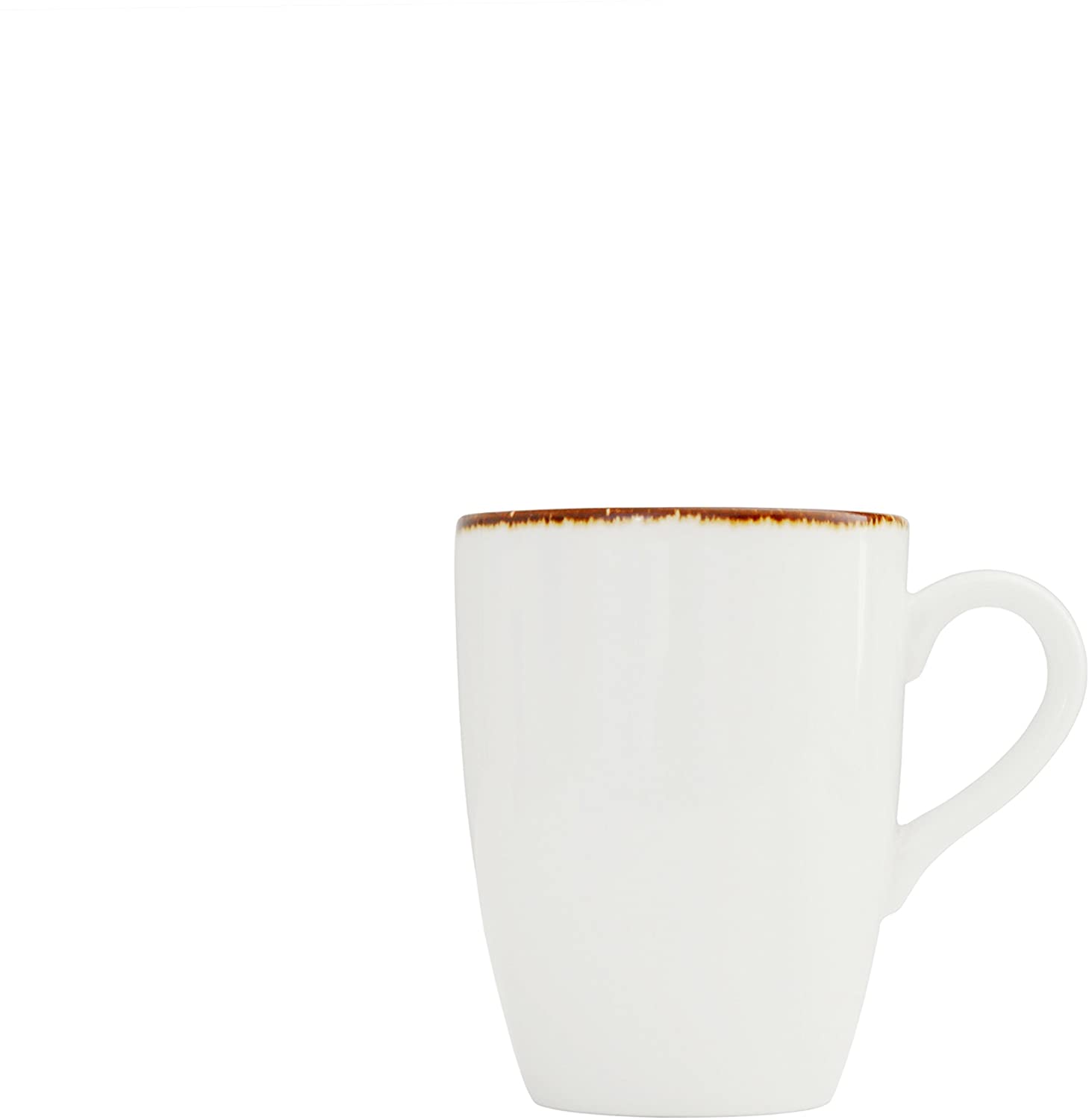 D&V Salt Tapered Mug, 12.75-Ounce, Set of 4, White Online