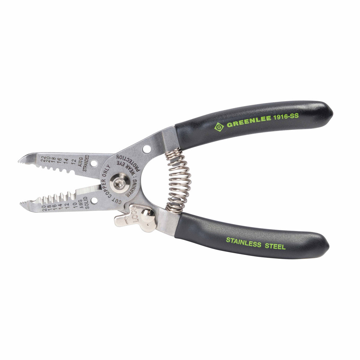Greenlee 1916-SS Stainless Steel 6″ Wire Stripper/Cutter 10-20 AWG Online now