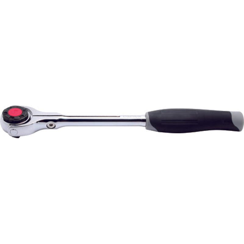 Ko-Ken 3776J 3/8 Inch Sq. Dr. Ratchet Handle 45 Teeth Swivel Head Length 280 mm Plastic Handle Hot on Sale