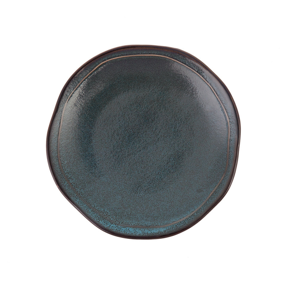 D&V Ston Porcelain Dinnerware Dinner Plate, 10-Inch, Set of 6 Hot on Sale