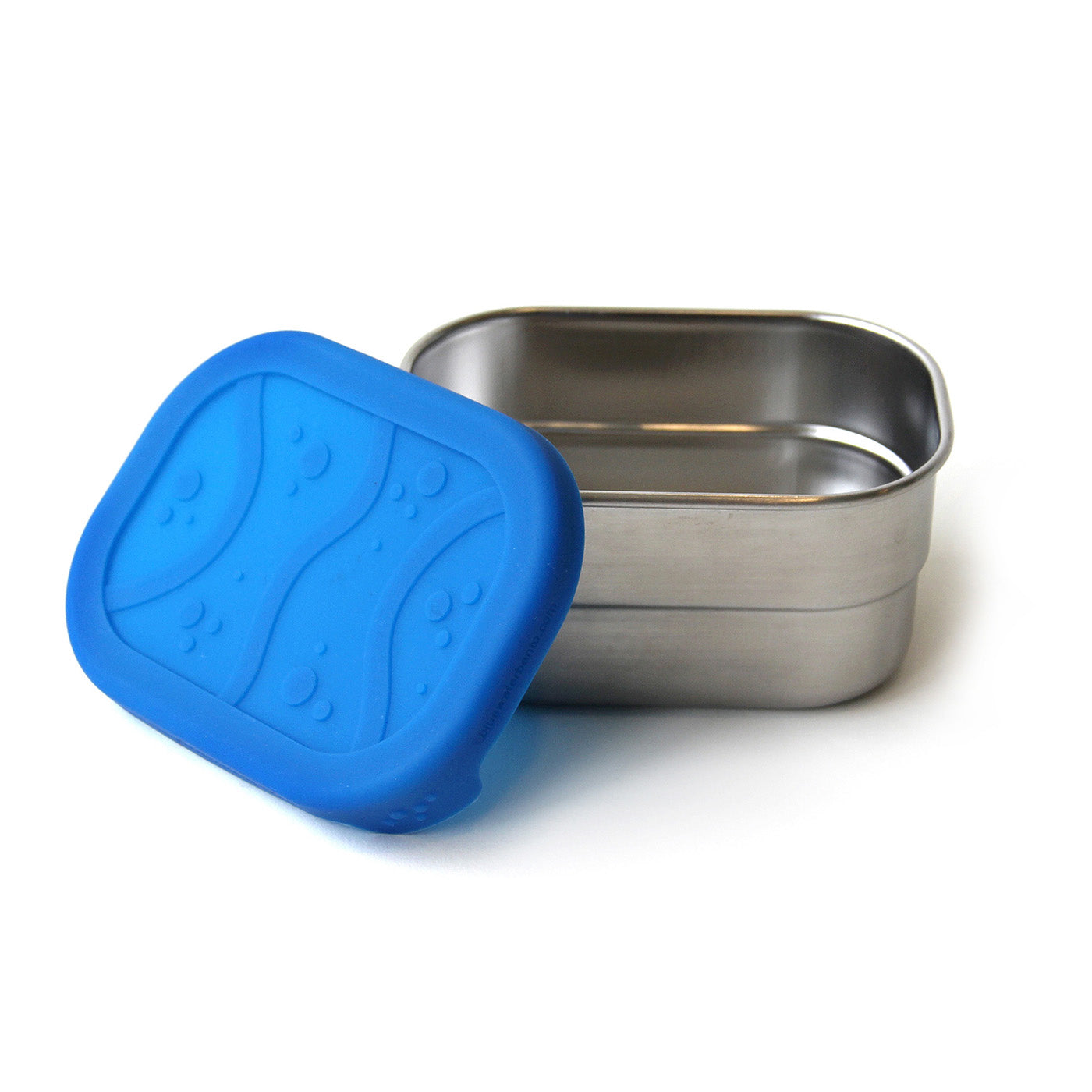 ECOlunchbox Blue Water Bento Splash Pod Food Storage Snack Container, Stainless Fashion