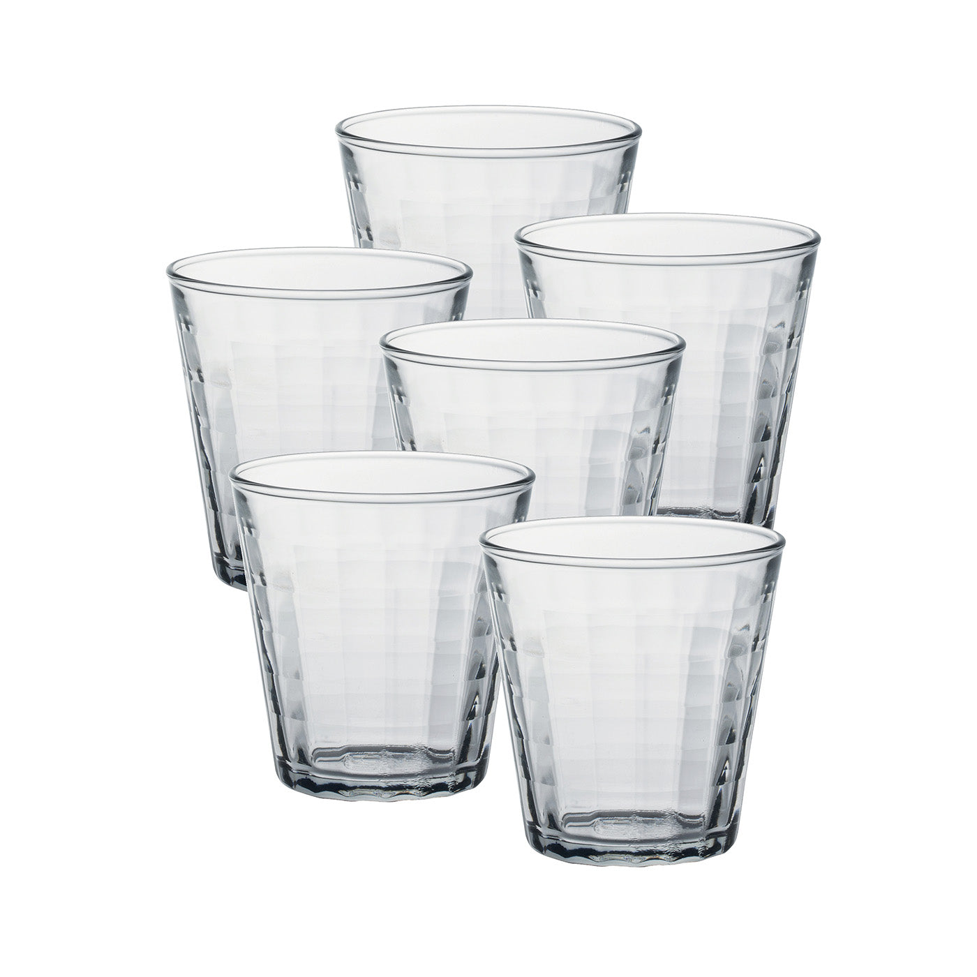 Duralex Prisme Clear Tumbler, Made in France, Set of 6 Online Sale