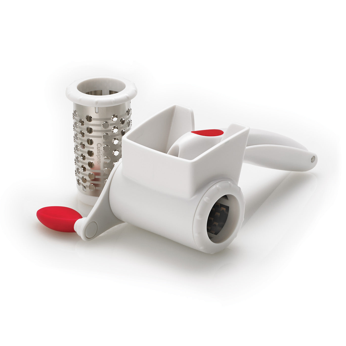 Cuisipro Surface Glide Technology Rotary Dual Grater White Online Hot Sale