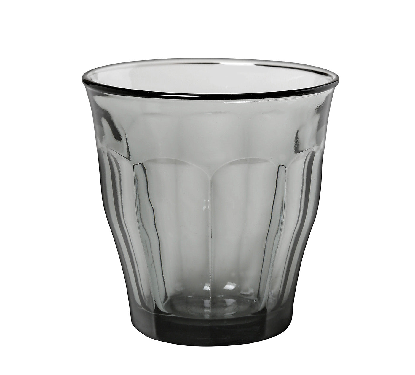 Duralex Picardie Gris Made In France 8.75 ounce Glass Tumbler, Set of 6 Supply