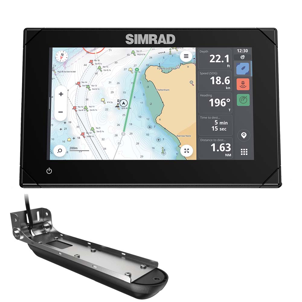 Simrad NSX 3007 7″ Combo Chartplotter  Fishfinder w/Active Imaging 3-in-1 Transducer [000-15365-001] Online