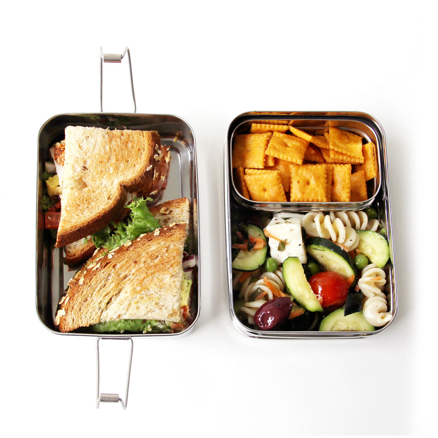 ECOlunchbox Three in One Stainless Steel Food Container Set Supply
