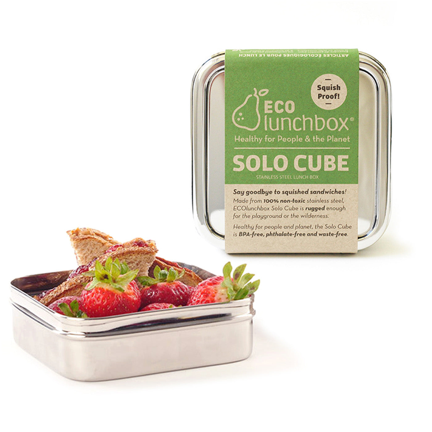 ECOlunchbox Solo Cube Stainless Steel Food Storage Container Online Hot Sale
