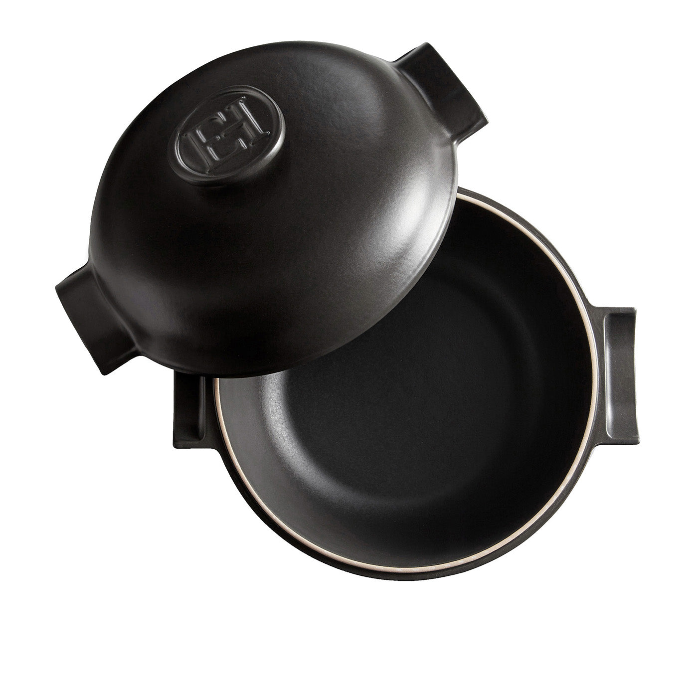 Emile Henry Delight 4.25 Quart Round Dutch Oven, Slate Supply
