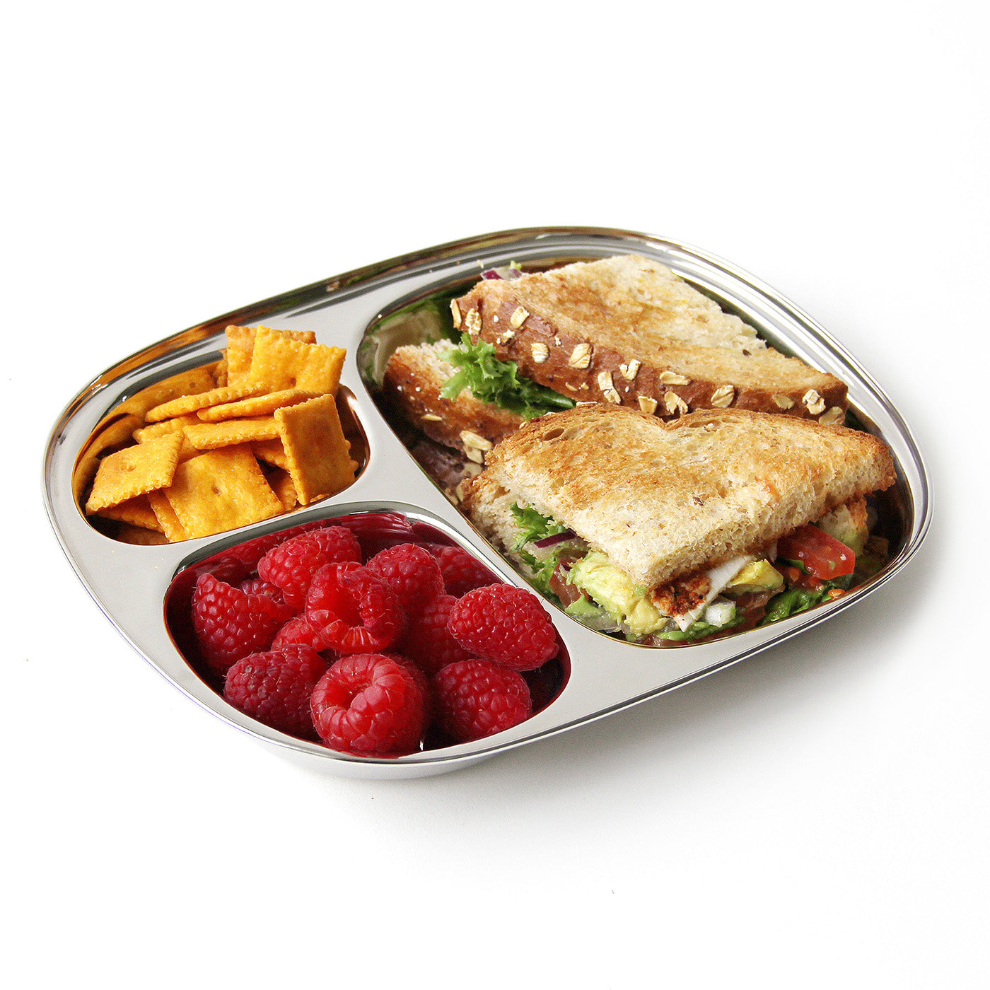 ECOlunchbox Divided Kid’s Tray, Stainless Steel Supply