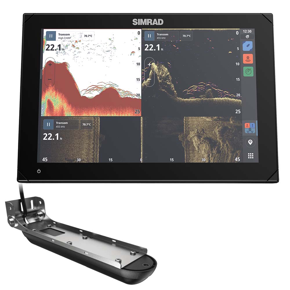 Simrad NSX 3012 12″ Combo Chartplotter  Fishfinder w/Active Imaging 3-in-1 Transducer [000-15367-001] Sale