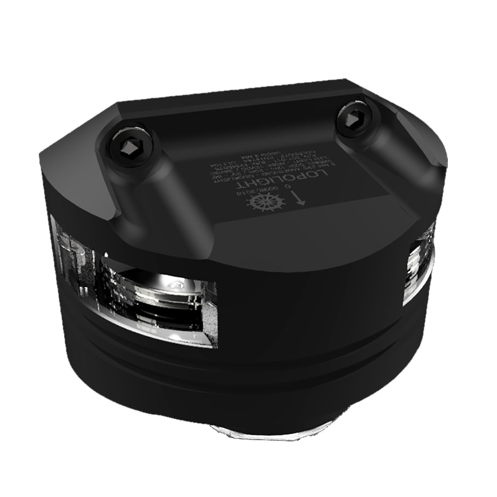 Lopolight Series 201-011 – Masthead Light w/Deck Light – 3NM – Vertical Mount – White – Black Housing [201-011DLX-B-15M] Online