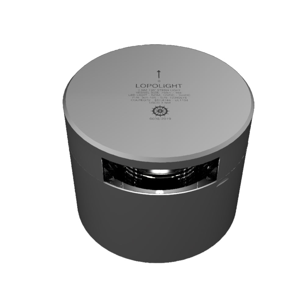 Lopolight Series 301-105 – Stern Light – 3NM – Horizontal Mount – White – Silver Housing [301-105] Hot on Sale