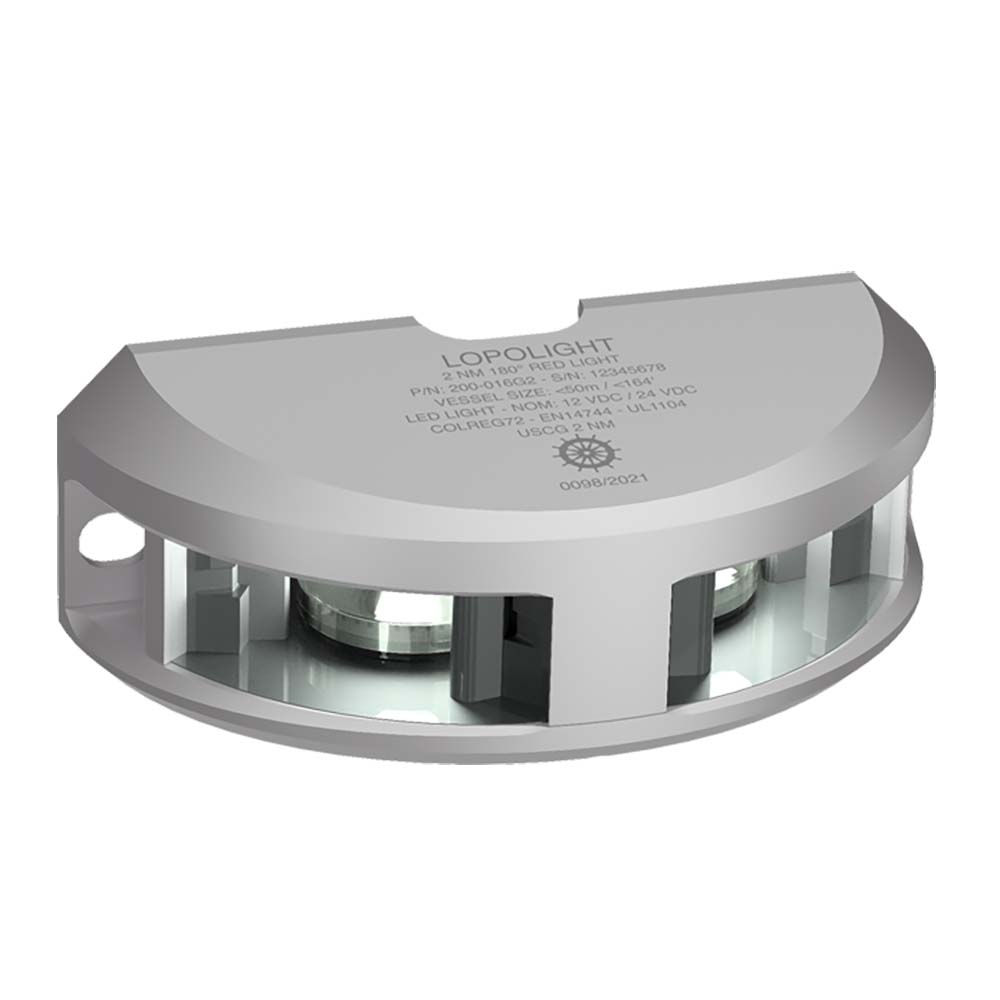Lopolight Series 200-024 – Navigation Light – 2NM – Vertical Mount – White – Silver Housing [200-024G2] Fashion