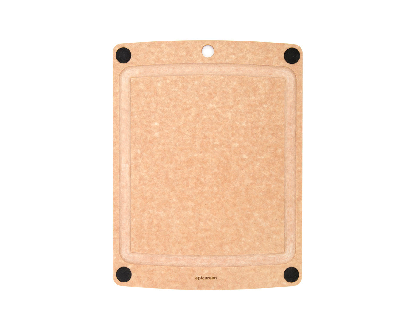 Epicurean All-In-One Cutting Board, 11.5″ x 9″, Natural/Black Feet Online now