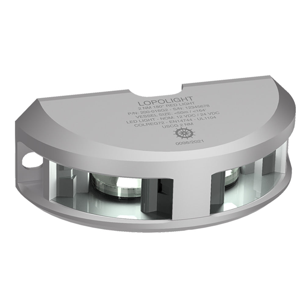 Lopolight Series 200-024 – Navigation Light – 2NM – Vertical Mount – White – Silver Housing – 6M Cable [200-024G2 6M] Online Hot Sale
