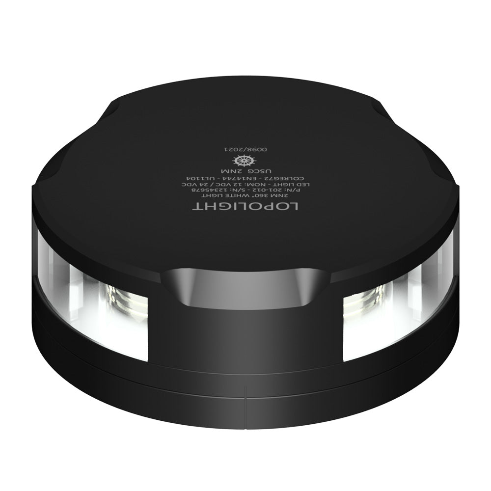 Lopolight 360-Degree Anchor Light – 2NM – Black Housing w/FB Base [201-012-FB-B] Discount
