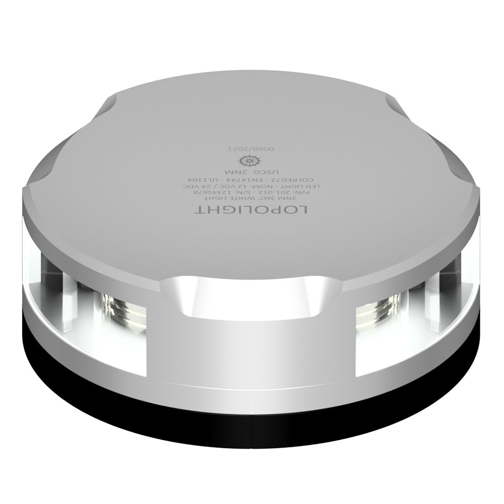 Lopolight 360-Degree Anchor Light – 2NM – Silver Housing w/FB Base [201-012-FB] on Sale