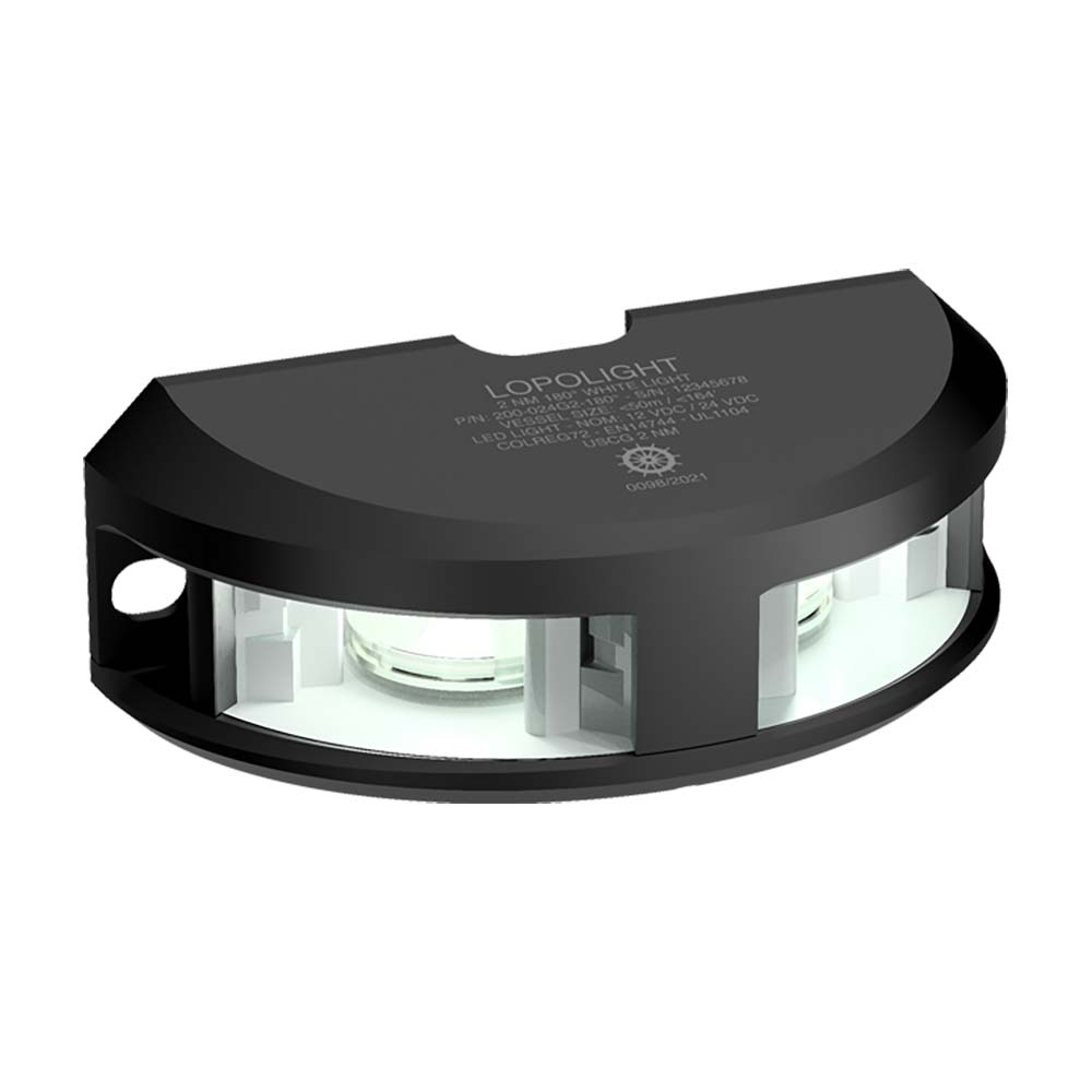 Lopolight Series 200-024 – Navigation Light – 2NM – Vertical Mount – White – Black Housing [200-024G2-B] Online