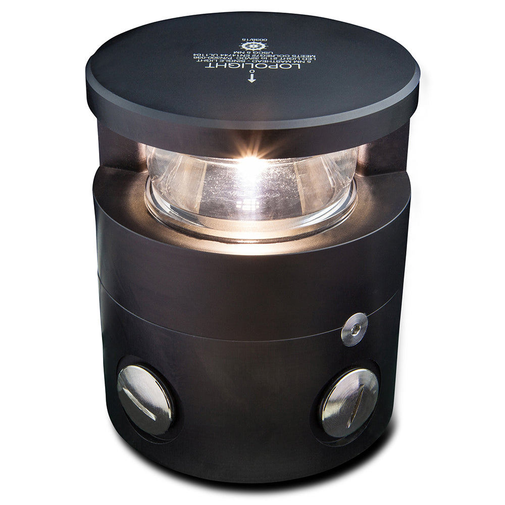 Lopolight Series 300-036 – Masthead Light – 5NM – Horizontal Mount – White – Black Housing [300-036-B] Fashion
