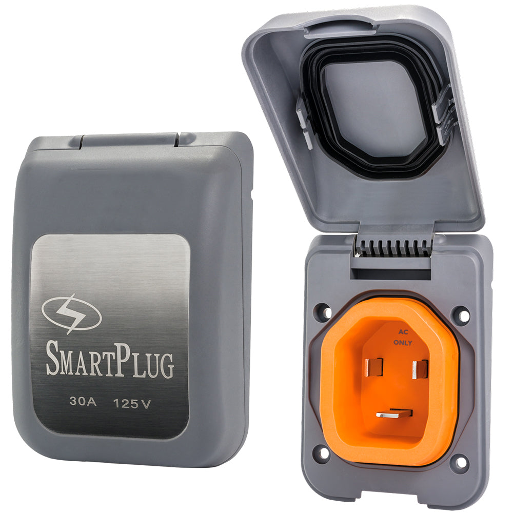 SmartPlug 30 AMP Male Non-Metallic Inlet Cover – Grey [BM30PG] Hot on Sale