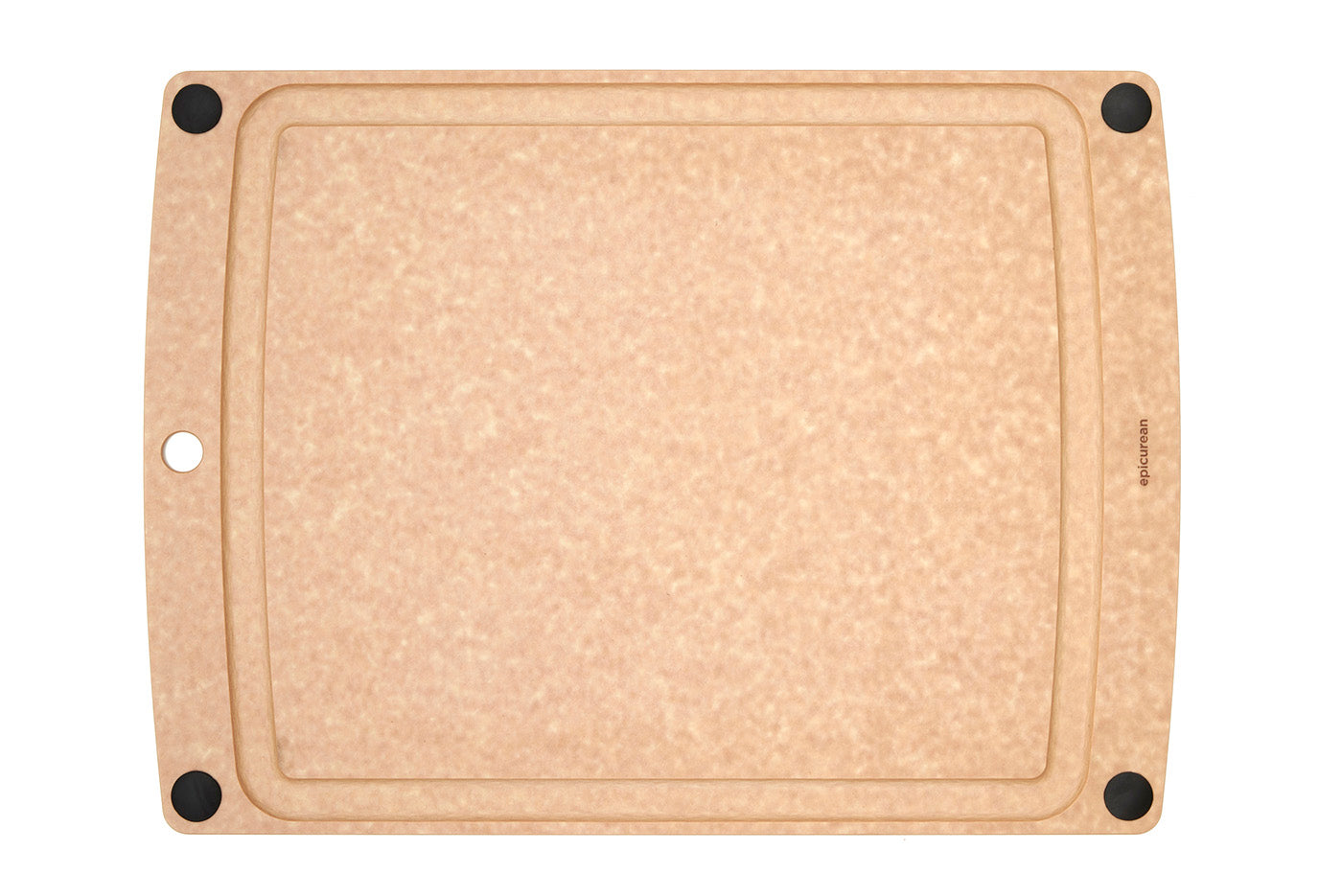 Epicurean All-In-One Cutting Board, 19.5″ x 14.5″, Natural/Black Feet on Sale