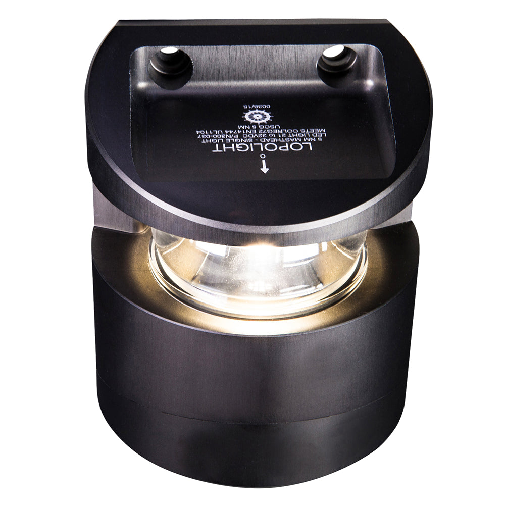 Lopolight Series 300-037 – Masthead Light – 5NM – Vertical Mount – White – Black Housing [300-037B] Online