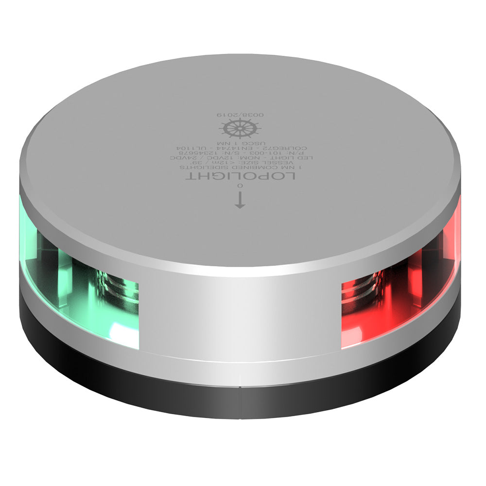 Lopolight Combined Sidelight – 1NM – Silver Housing w/FB Base [101-003-FB] Online now