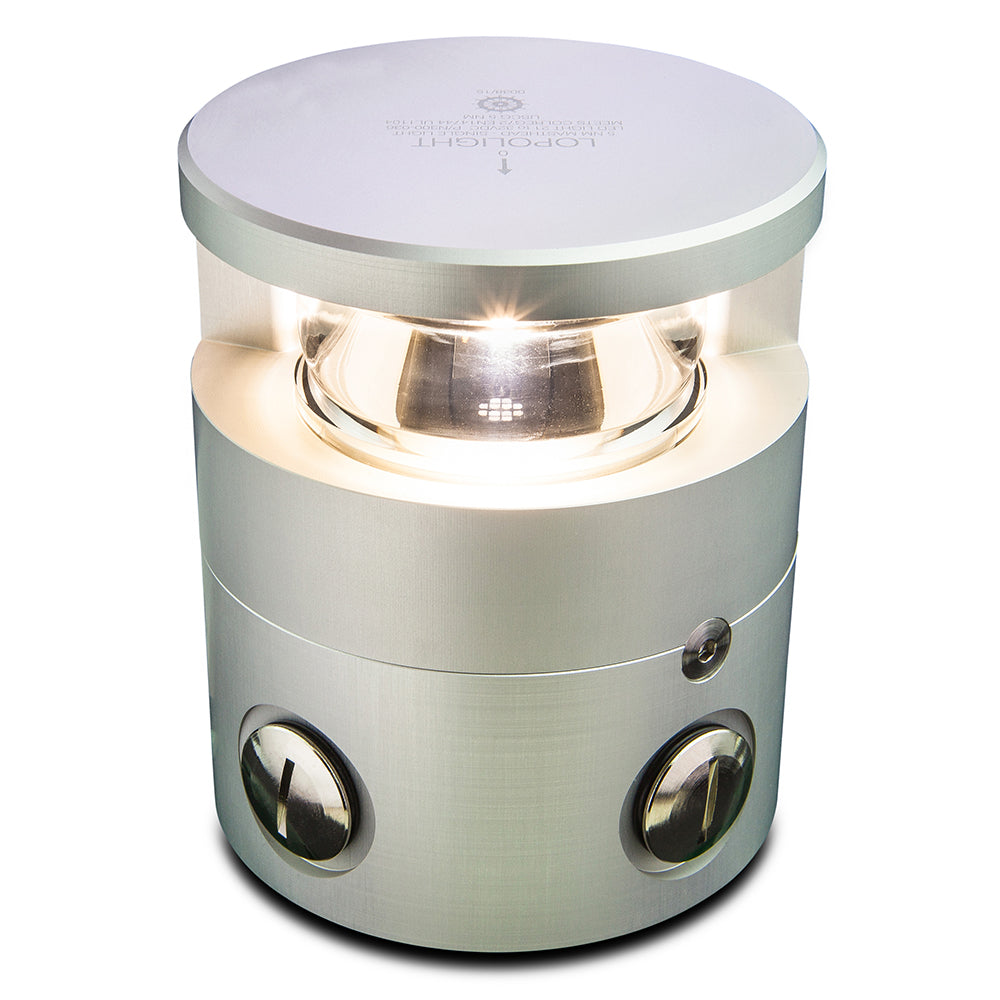 Lopolight Series 300-036 – Masthead Light – 5NM – Horizontal Mount – White – Silver Housing [300-036] Hot on Sale