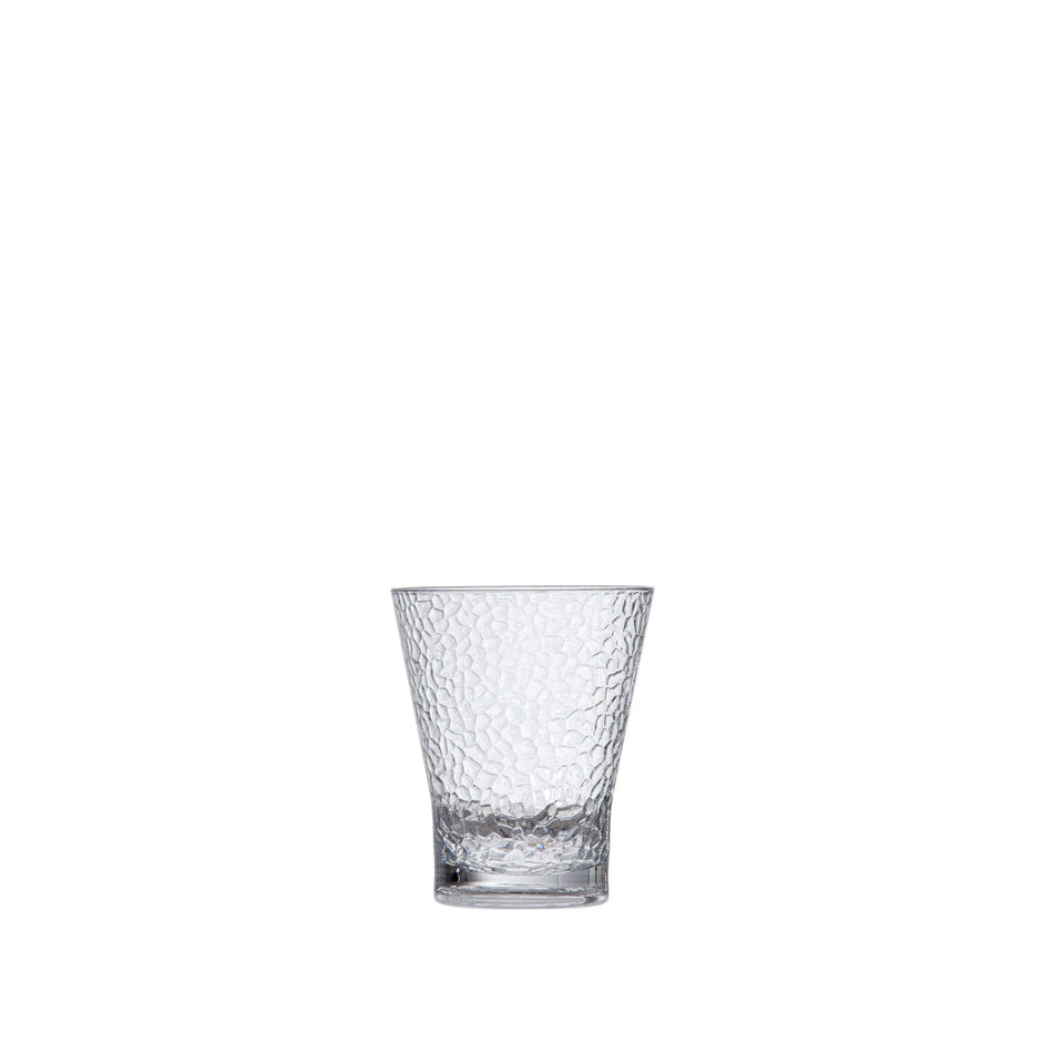 Fortessa Outside Copolyester 10 Ounce Hammered Juice Glass, Set of 6 on Sale