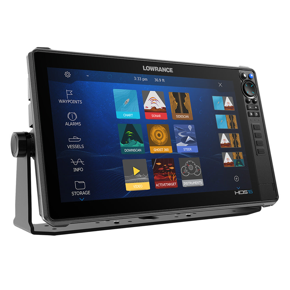 Lowrance HDS PRO 16 – w/ Preloaded C-MAP DISCOVER OnBoard  Active Imaging HD Transducer [000-15990-001] Discount