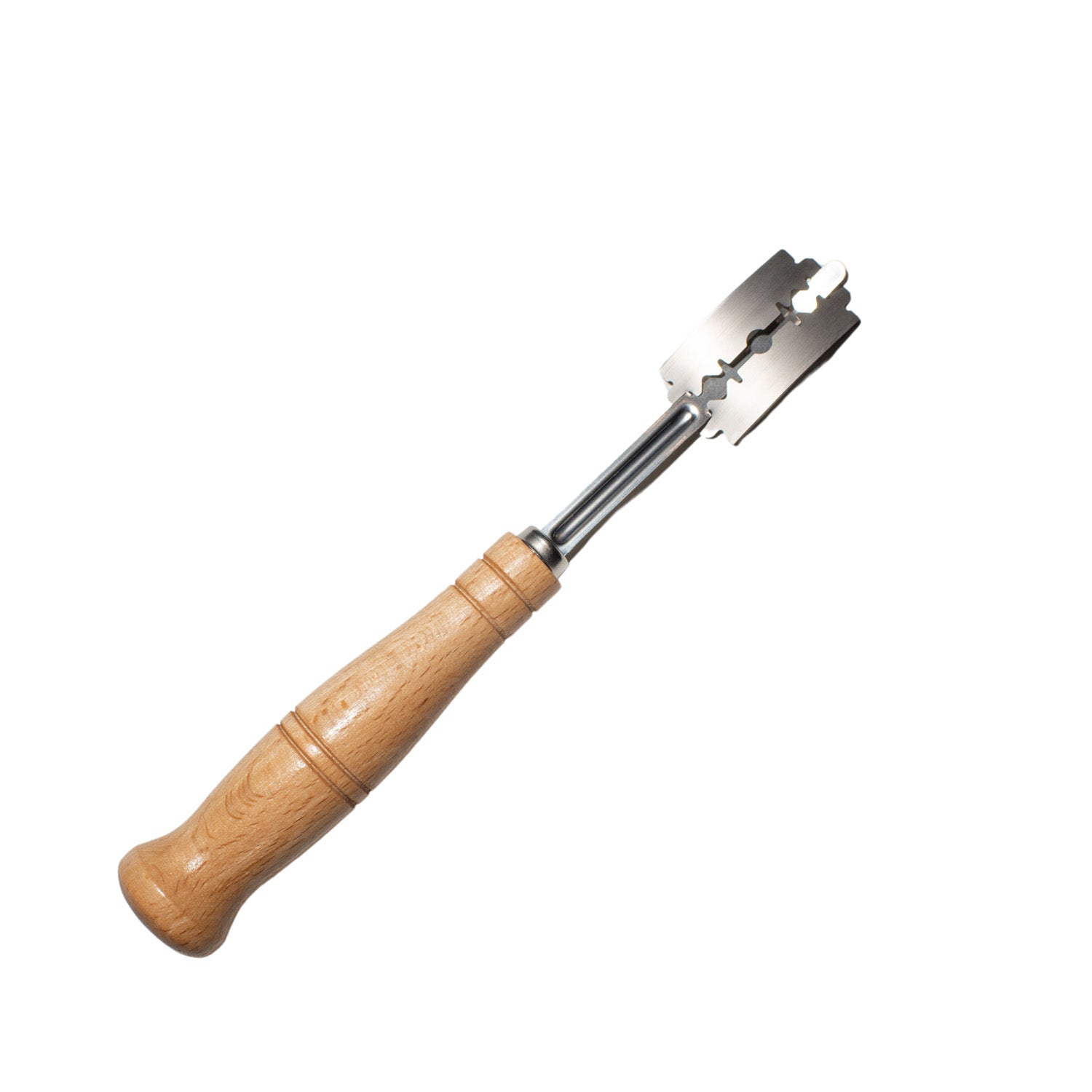 Frieling Bread Lame Dough Scoring Blade w/Extra Blades and Cover, 7.5 Inch, Natural Wood Handle Online Hot Sale