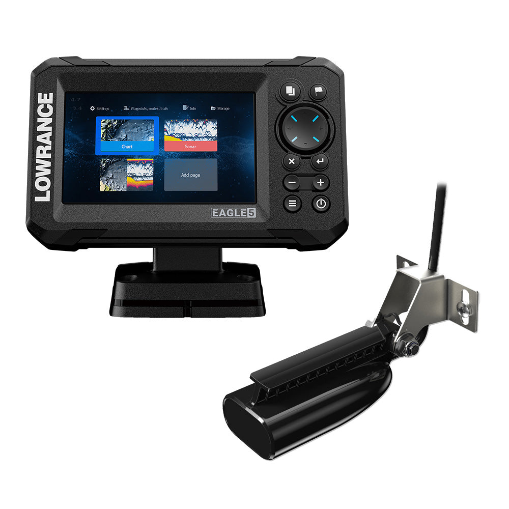 Lowrance Eagle 5 Combo – SplitShot Transducer w/C-MAP Charts [000-16226-001] Online Hot Sale