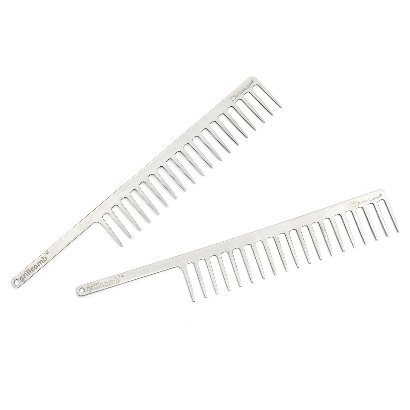 Fusionbrands GrillComb Stainless Steel BBQ Skewer Set Of 2 Discount