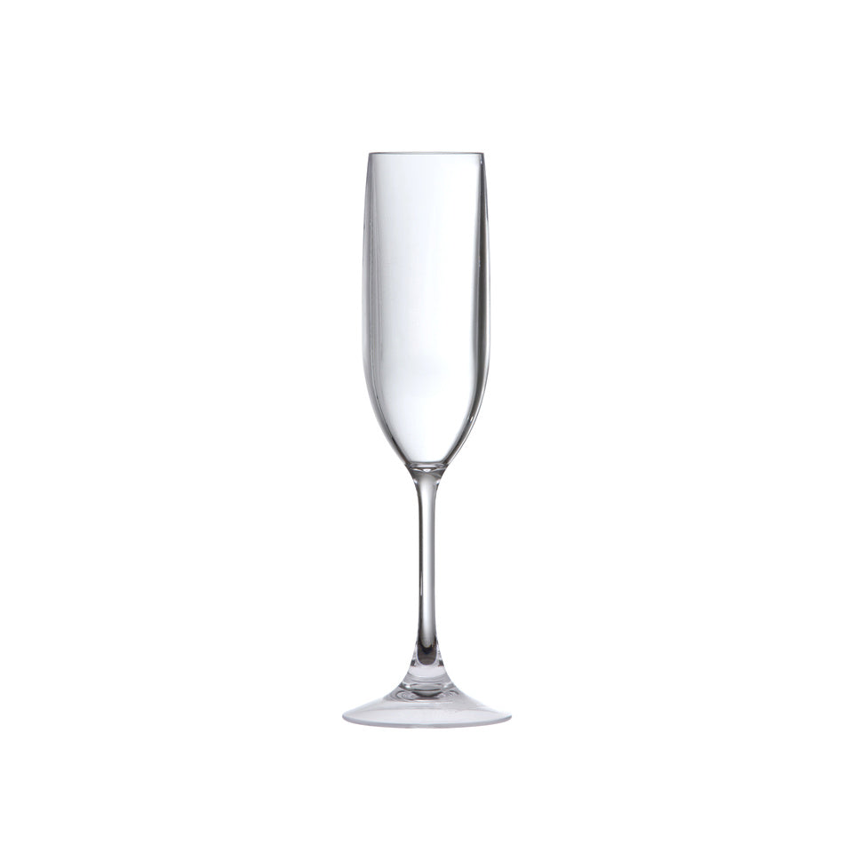 Fortessa Outside Copolyester 5 Ounce Champagne Flute, Set of 6 Online Sale