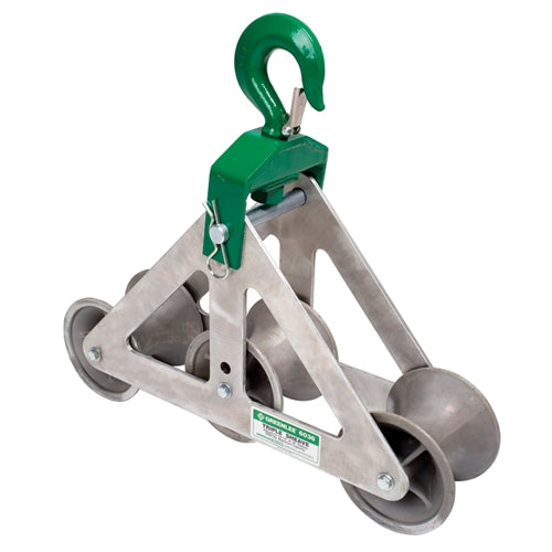 Greenlee 6036 Triple Sheave Cable Guide for Easy Tugger, Tugger and Super Tugger Hot on Sale