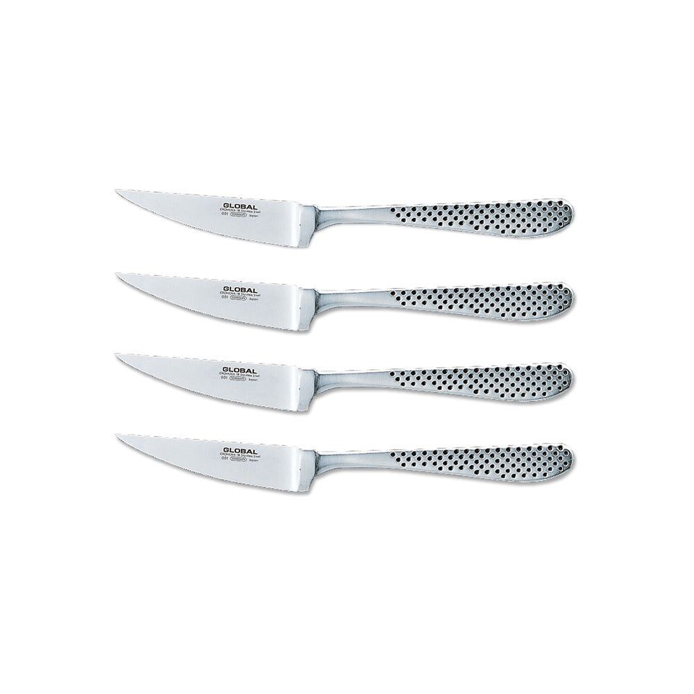 Global GTF-4001 4 Piece Steak Knife Set Fashion