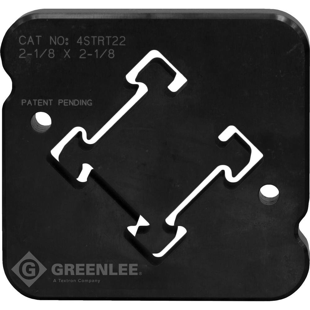 Greenlee 4STRT22 Cooper B-Line Strut 4D22 Die Set 2-1/8″ x 2-1/8″ for 30T Shear Hot on Sale