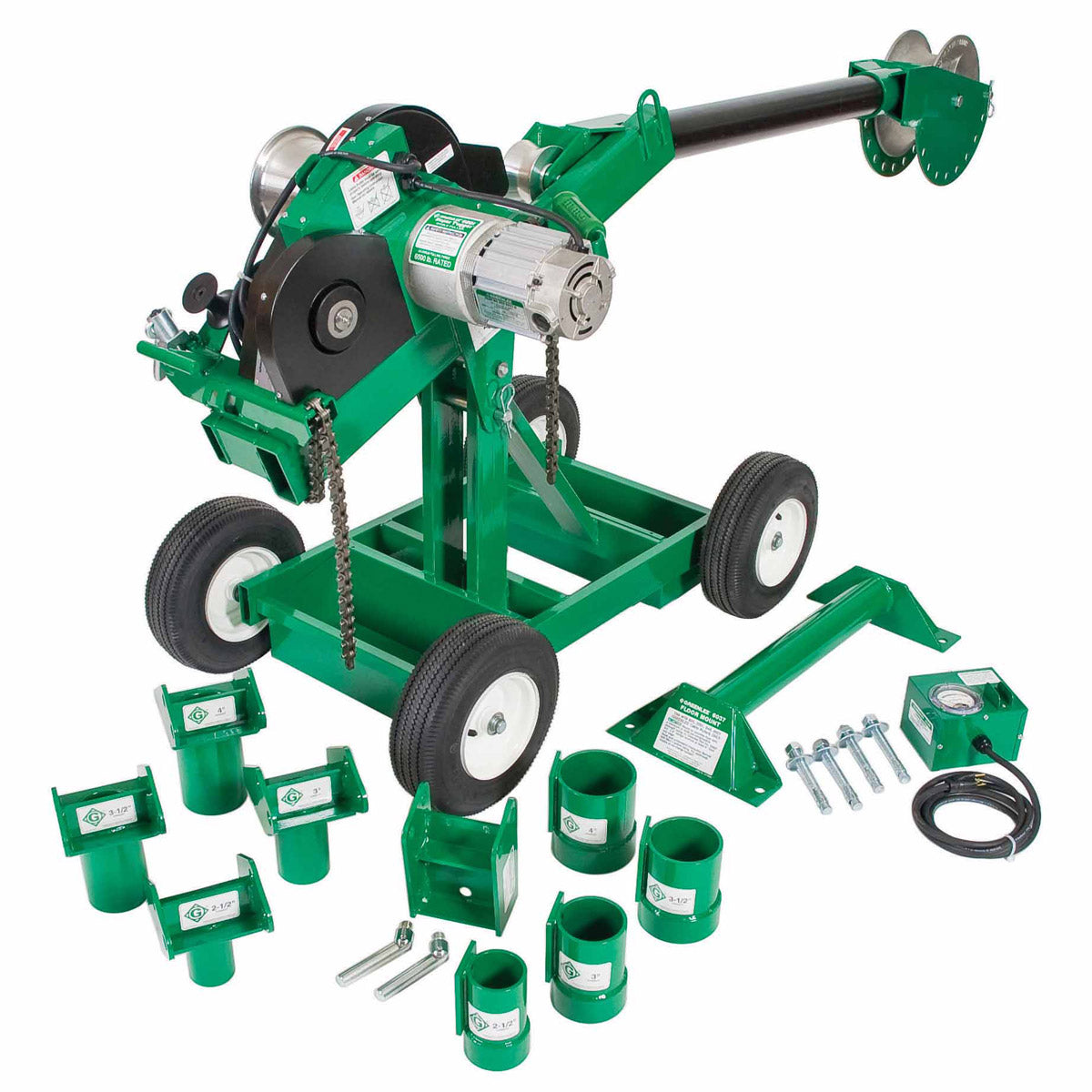 Greenlee 6004 Super Tugger Complete Puller Package 6500 lb. Supply