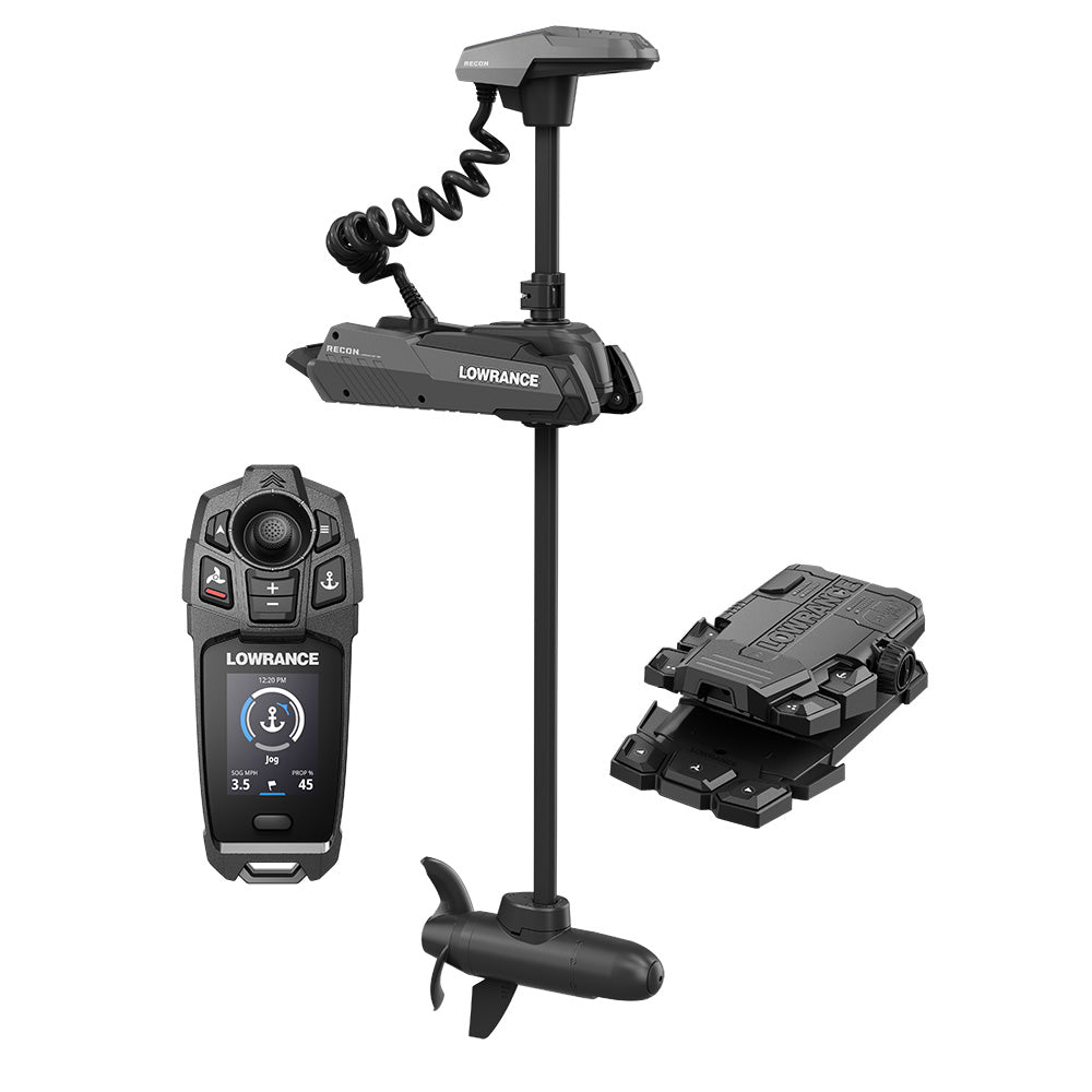 Lowrance Recon FW 54″ Trolling Motor – Includes Freesteer Joystick Remote, Wireless Foot Pedal  HDI Nosecone [000-16173-001] Online Hot Sale