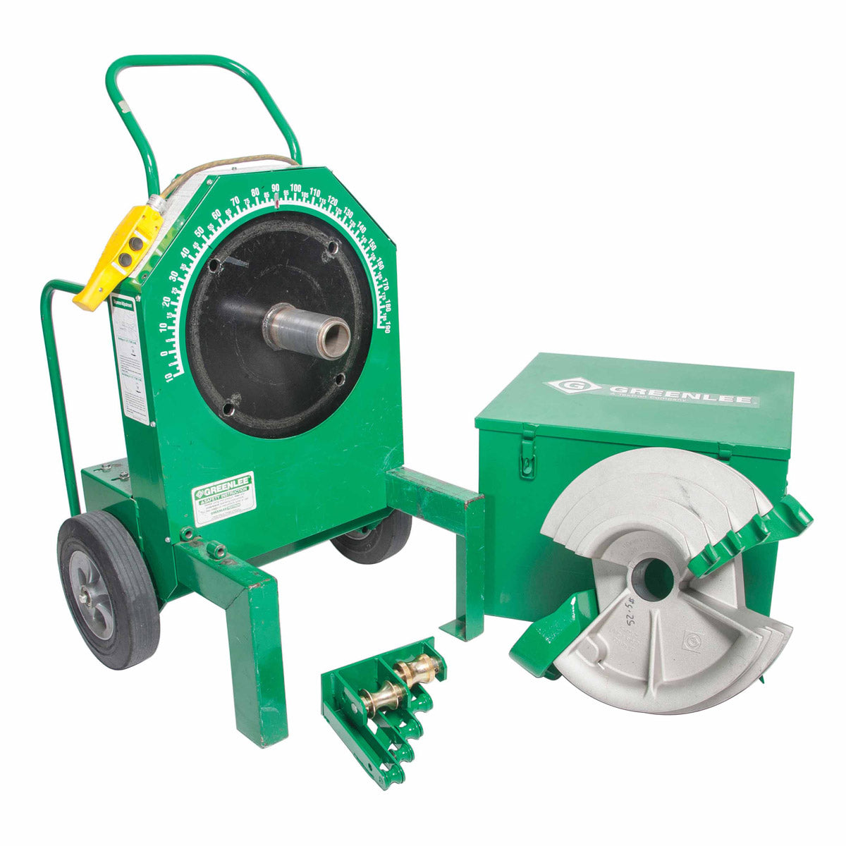Greenlee 555RSC Electric Classic Bender with  28008 1/2″ – 2″ Rigid Shoe Group Online
