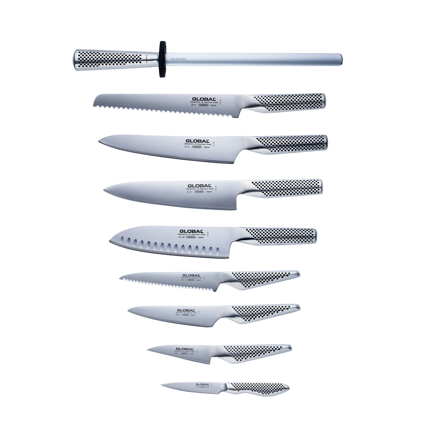 Global 10 Piece Classic Knife Block Set Discount