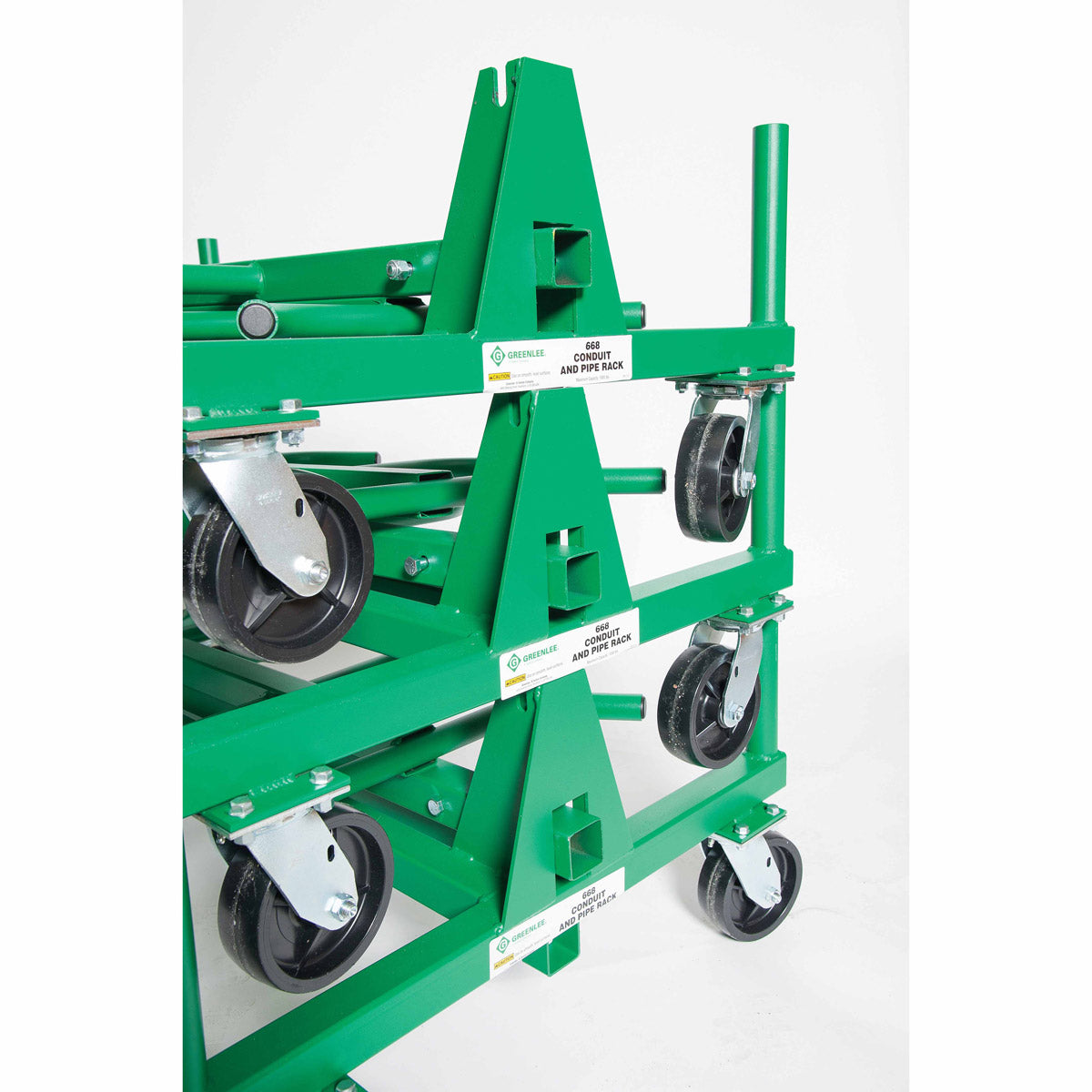 Greenlee 668 Mobile Conduit and Pipe Rack with Casters Online