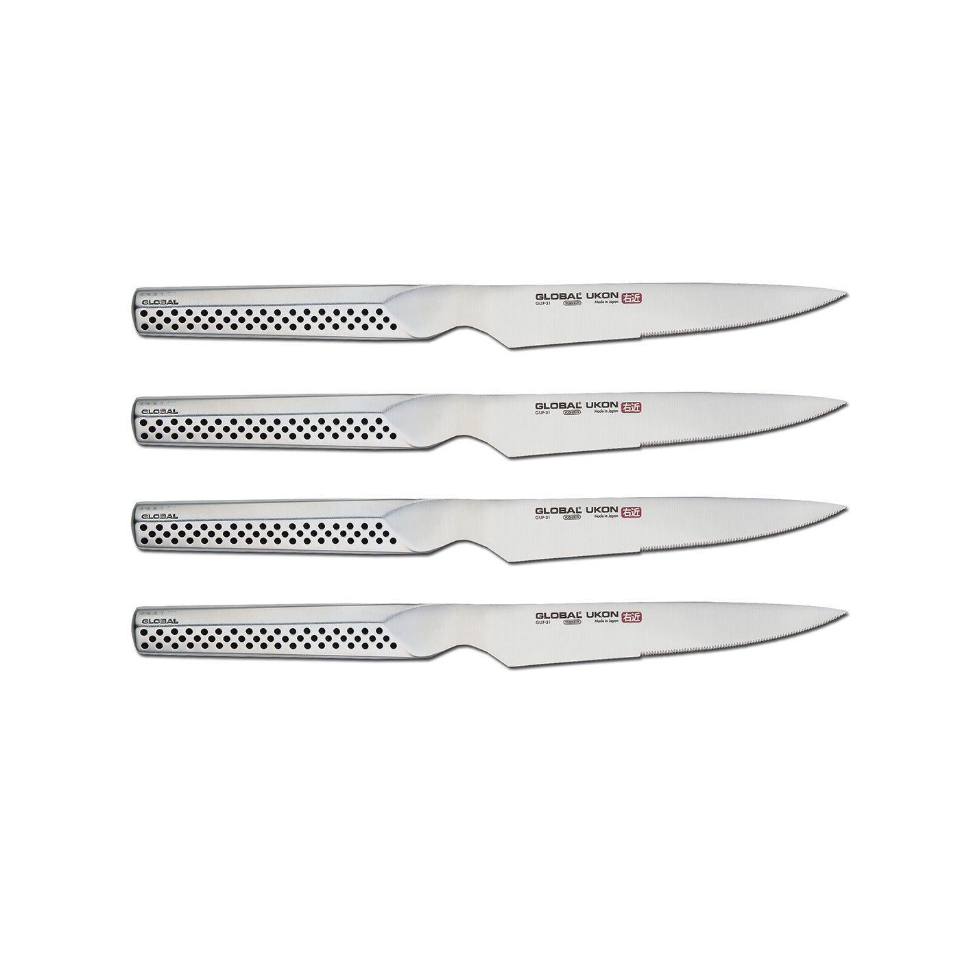 Global UKON 4 Piece Steak Knife Set Fashion